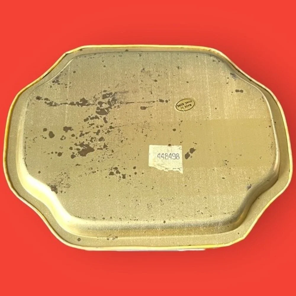 VTG United States CALIFORNIA State Themed State Map Ashtray Serving Tray 1950s